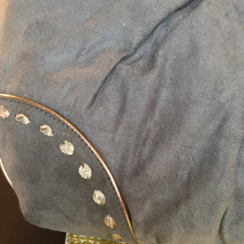 NWT Minicci Blue Plush Fabric Bag - Picture 2 of 5